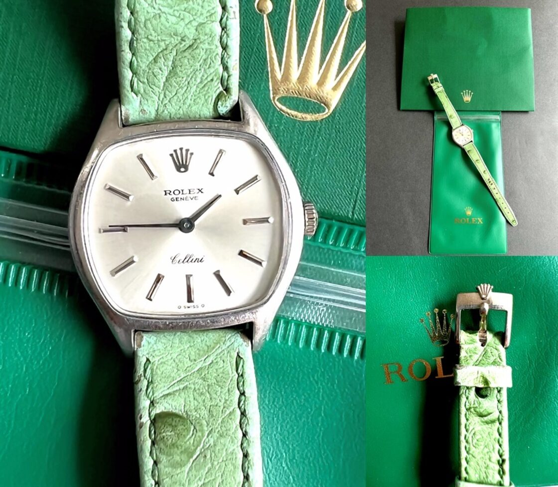 極美品！ ROLEX プレシジョン 手巻き時計 ダイヤ 18金 750 ROLEX 