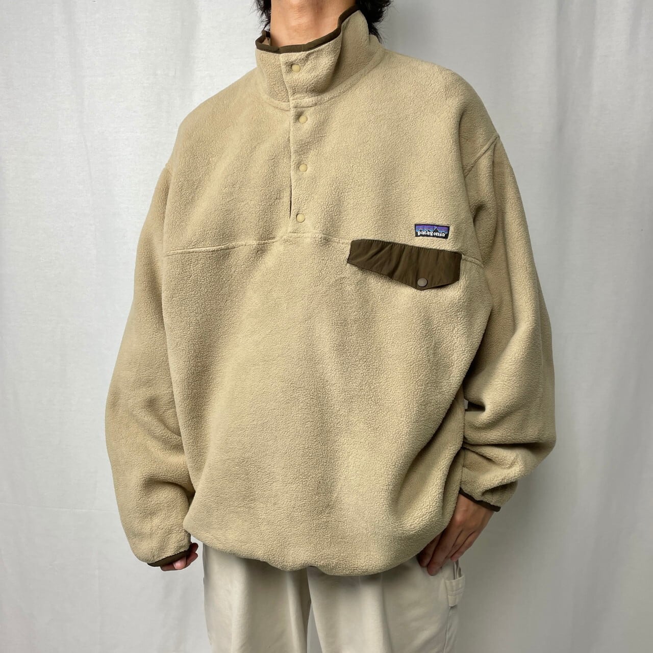 11年製 patagonia パタゴニア スナップT フリースプルオーバー メンズ  