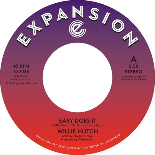 【7"】WILLIE HUTCH - Easy Dose It / Kelly Green <EXPANSION>EX7033