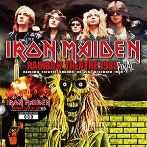 NEW IRON MAIDEN RAINBOW THEATRE 1980 FINAL   2CDR  Free Shipping