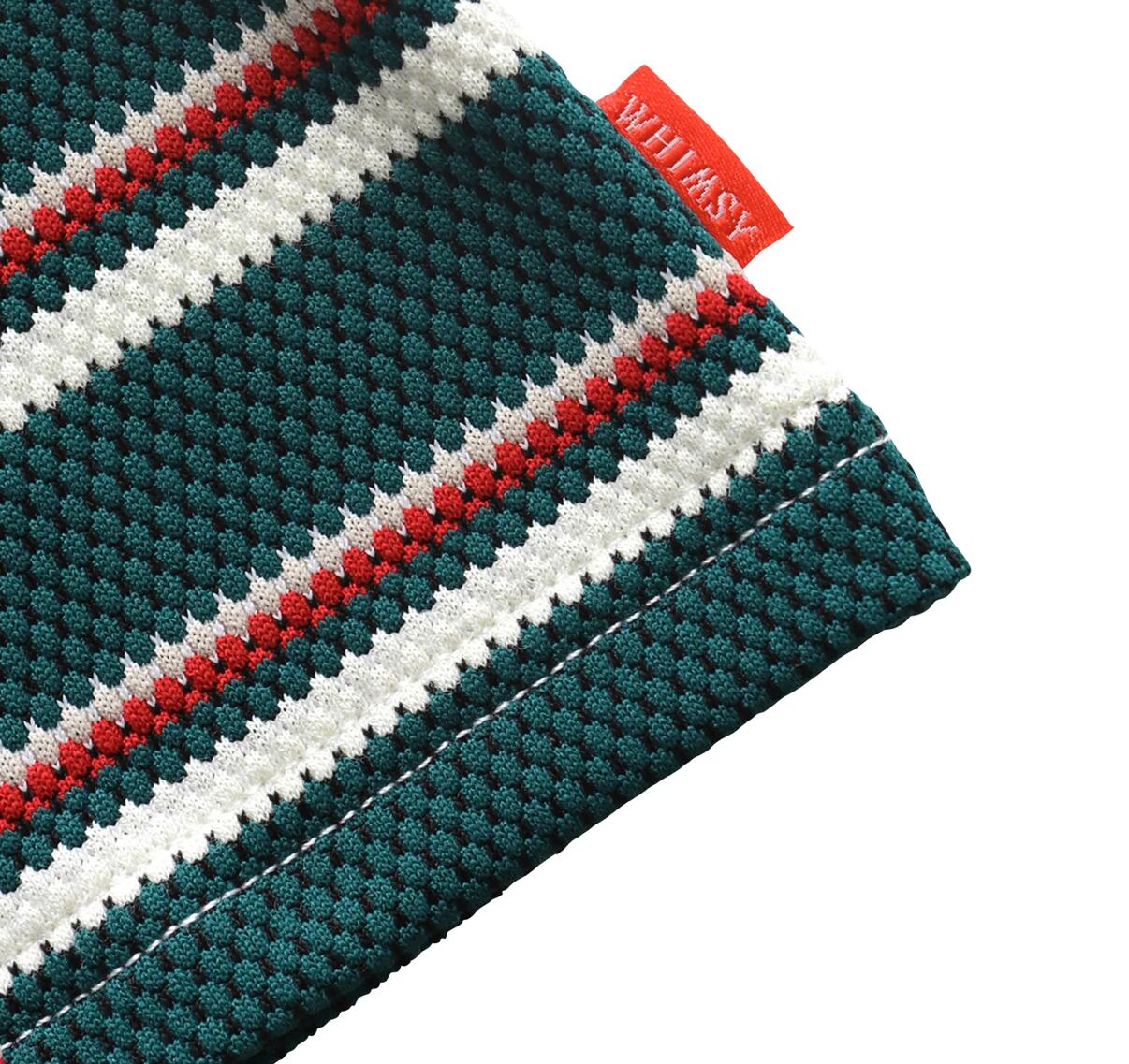 WHIMSY SOCKS / HONEYCOMB BORDER TEE GREEN | SOUTH TREE skateshop