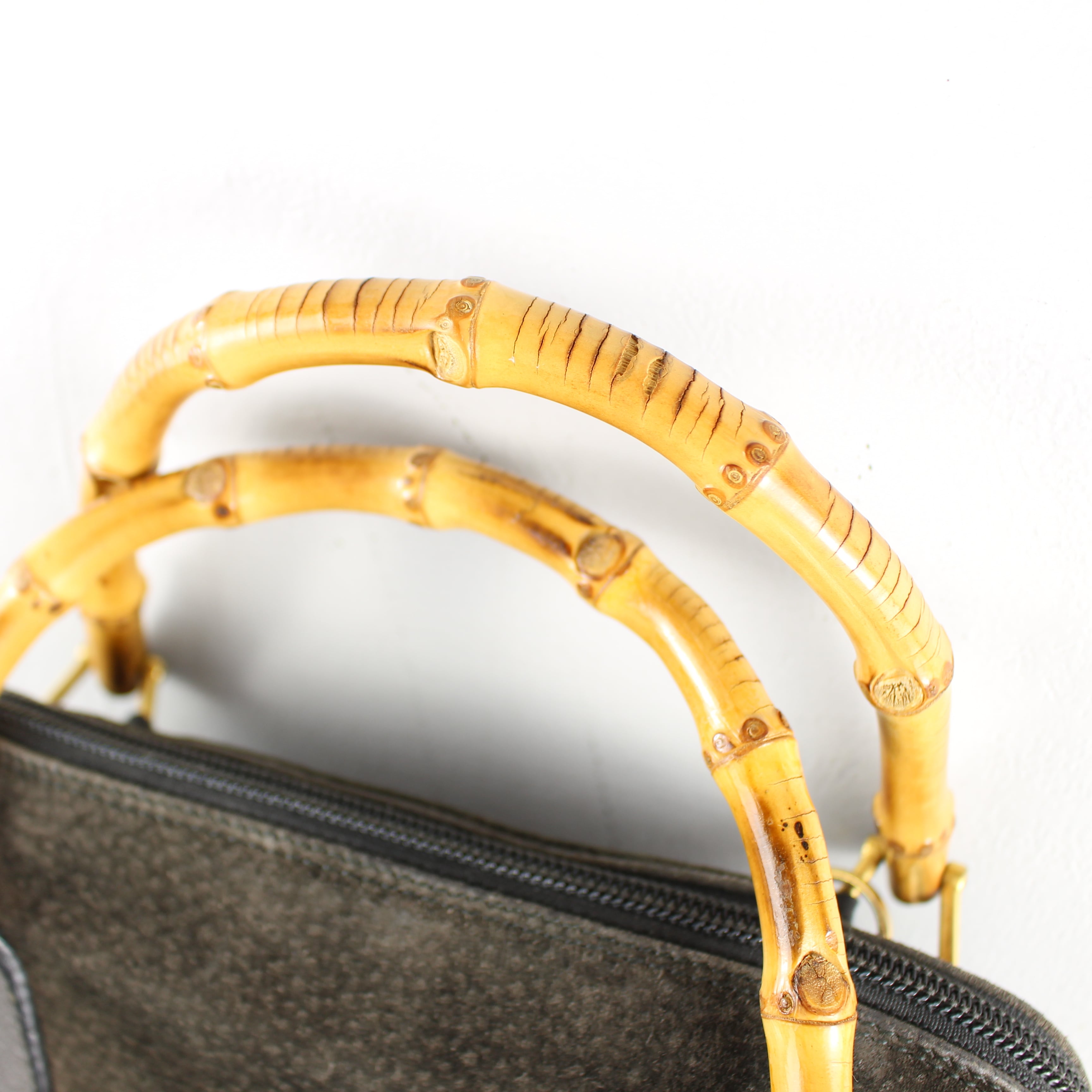 ◎.OLD GUCCI BAMBOO LEATHER 2WAY SHOULDER BAG MADE IN ITALY ◎.OLD GUCCI BAMBOO LEATHER 2WAY SHOULDER BAG MADE IN ITALY