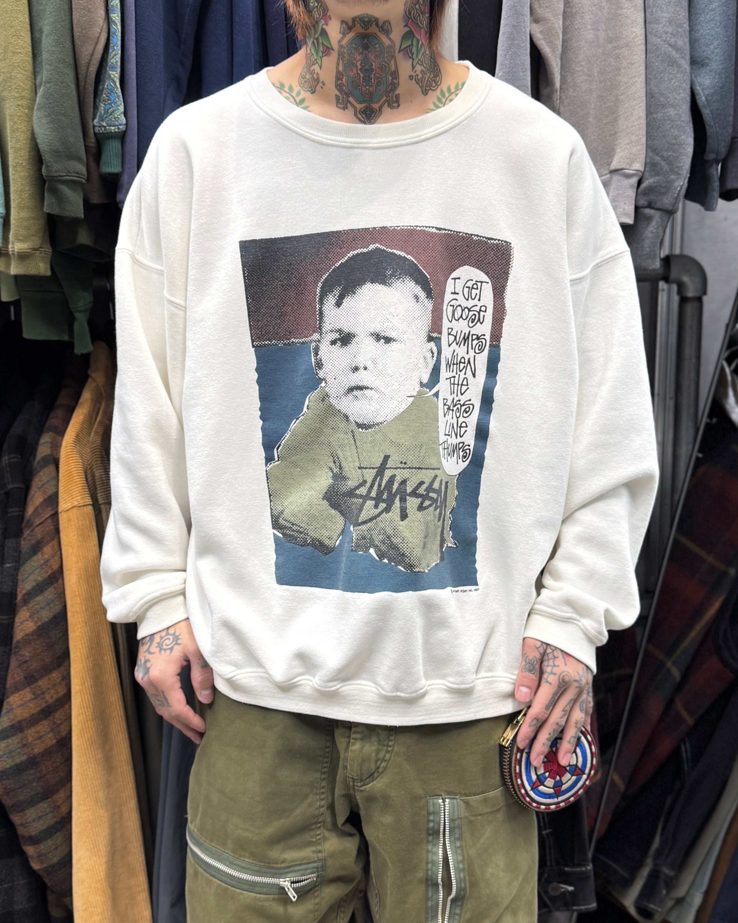 90's old stussy Dragon Design Sweat 【高円寺本店】 | curb
