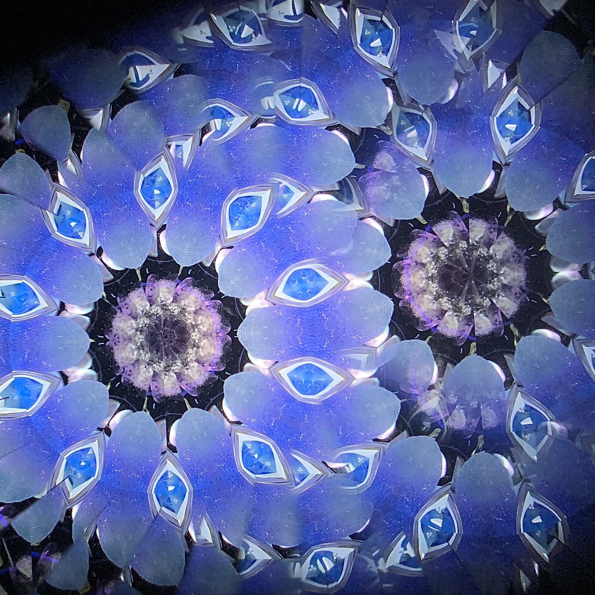 季節の幻想万華鏡 「水無月の紫陽花」 | K-glass/kaleidoscope万華鏡
