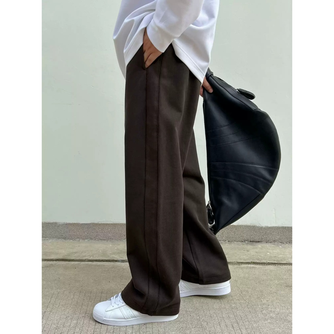 厚手コットンルーズパンツ　903