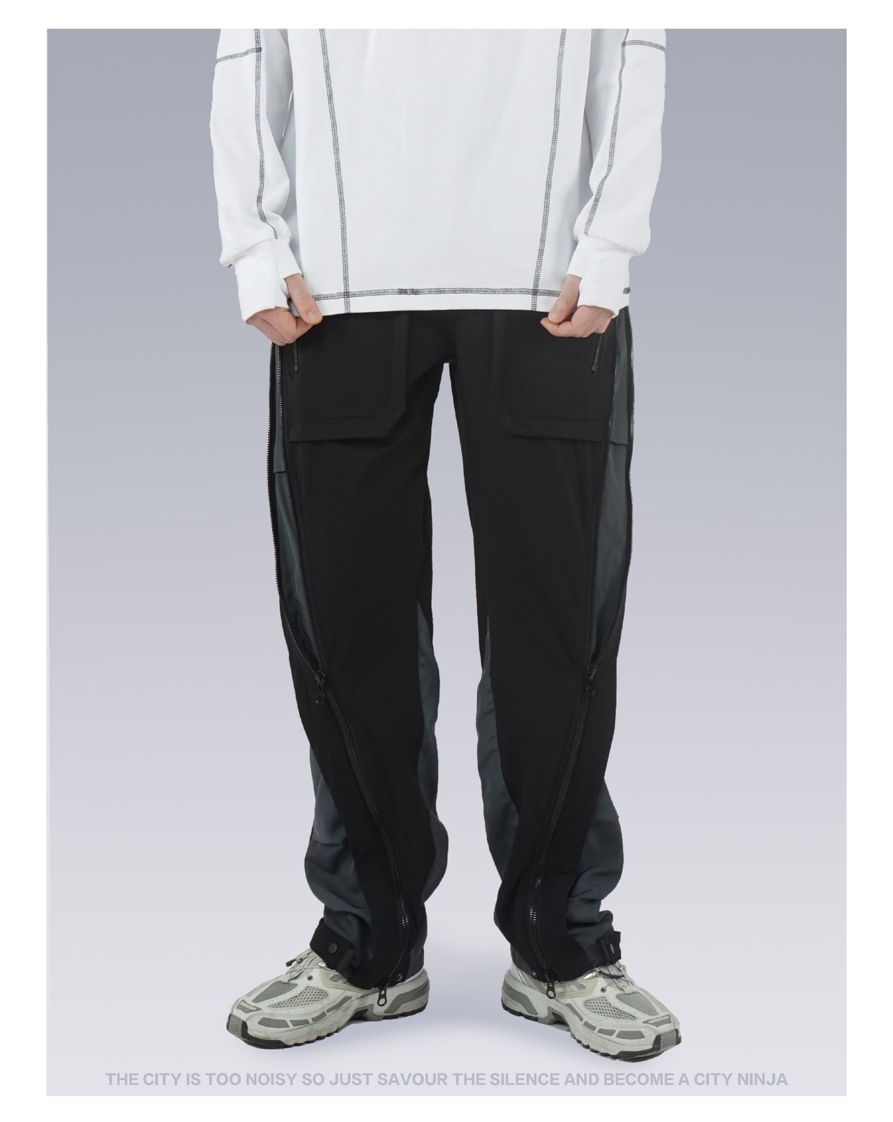 SILENSTORM マルチフォームレイヤードストレートレッグパンツ