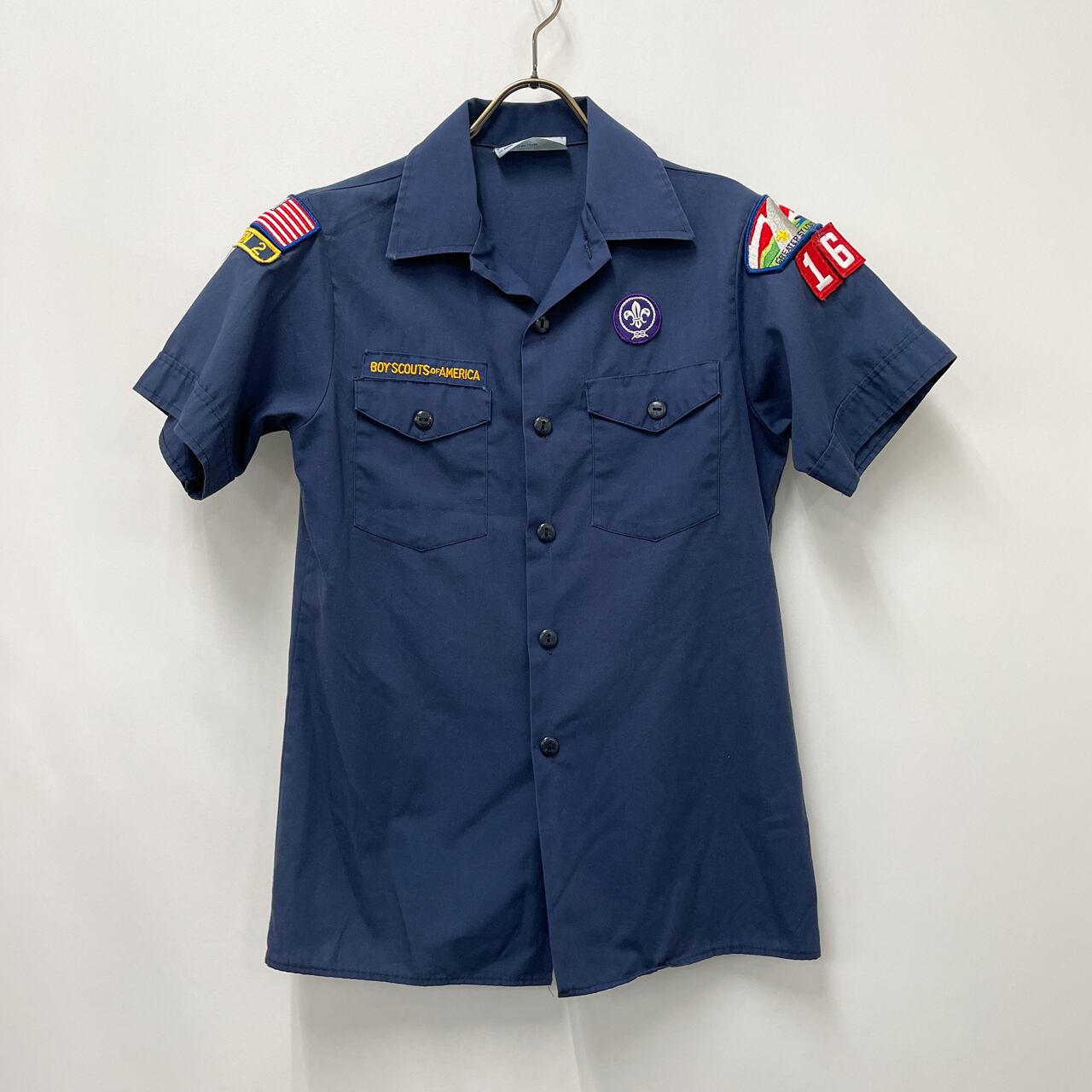 BOY SCOUTS OF AMERICA ワッペン 半袖 ボーイスカウトシャツ レディースS /eaa235793