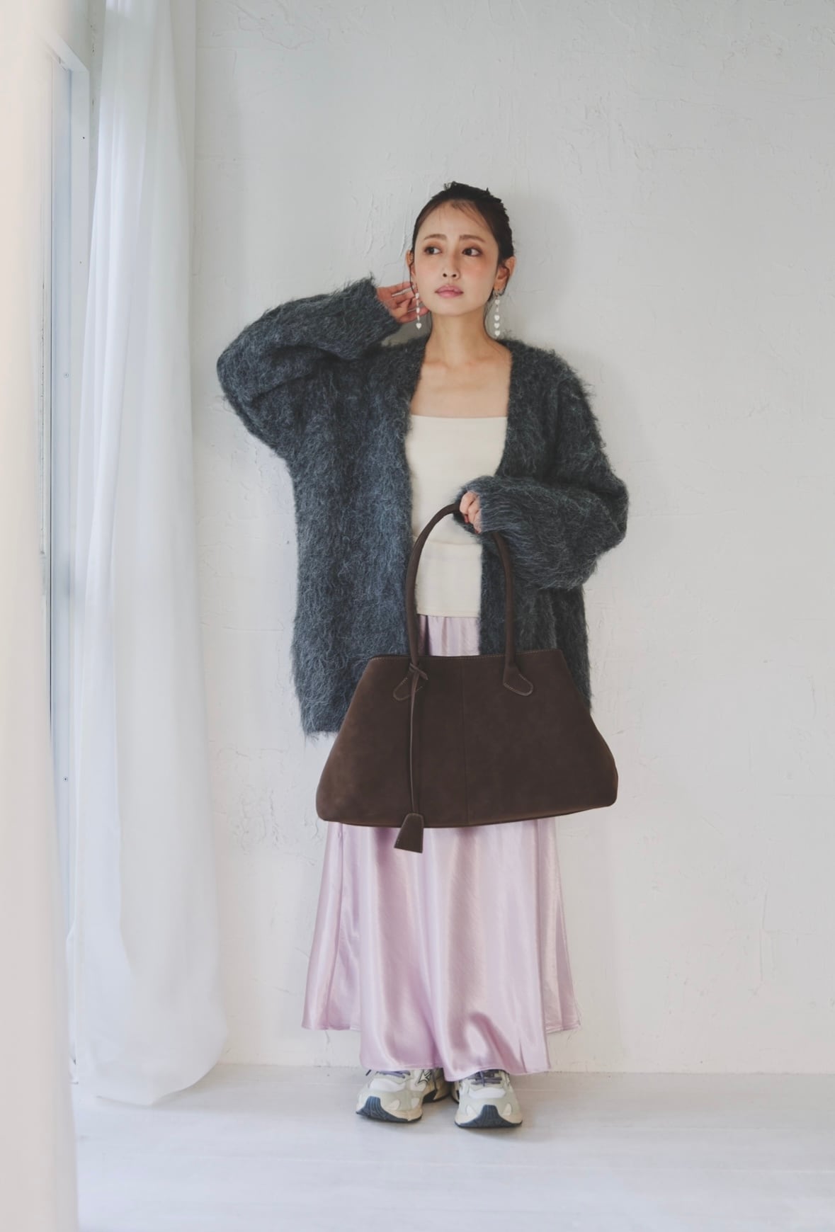 カーディガン mite over size cardigan mite(ミテ)の「over size cardigan」 - PARTE