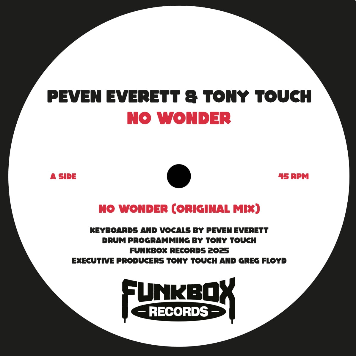 【12"】Peven Everett & Tony Touch - No Wonder (incl. Yoruba Soul Rmx)