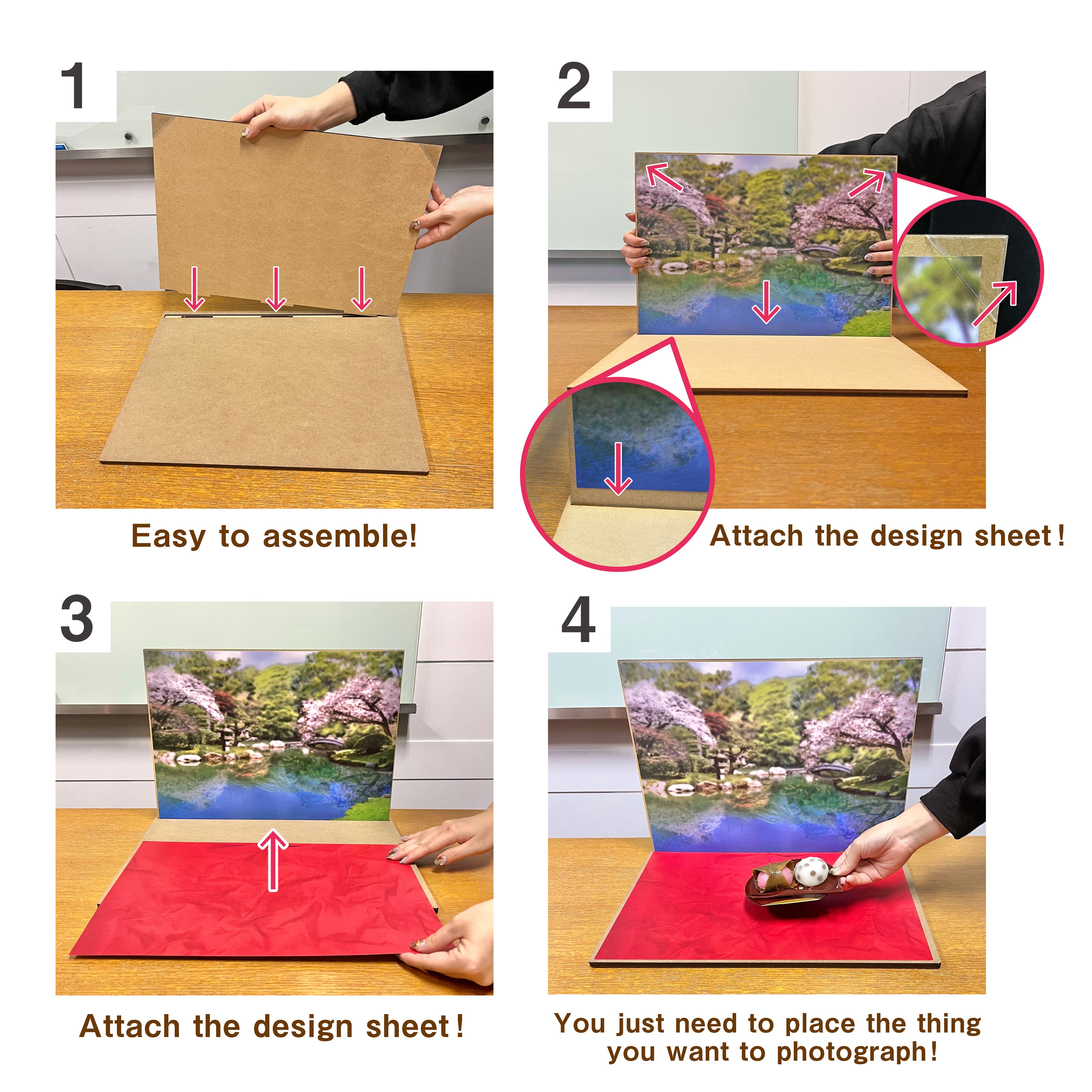 フィギュア用撮影ブースセット001（figure photo booth set 001