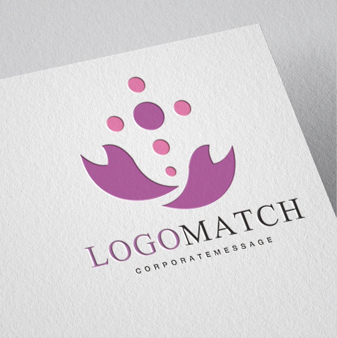 安らぎの花のロゴ