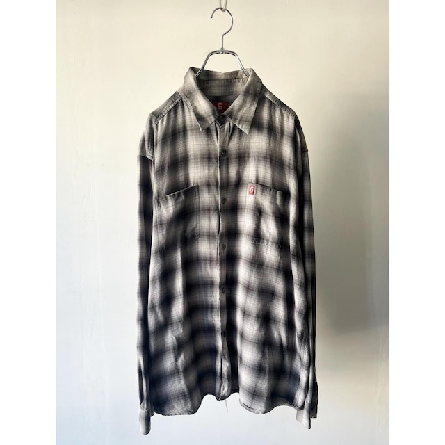 -GUESS JEANS- shadow check shirt
