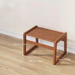 スツール 椅子 イス 高さ42cm 木製 四角 スクエアスツール 滑り止め付き 屋内 屋外 おしゃれ 北欧