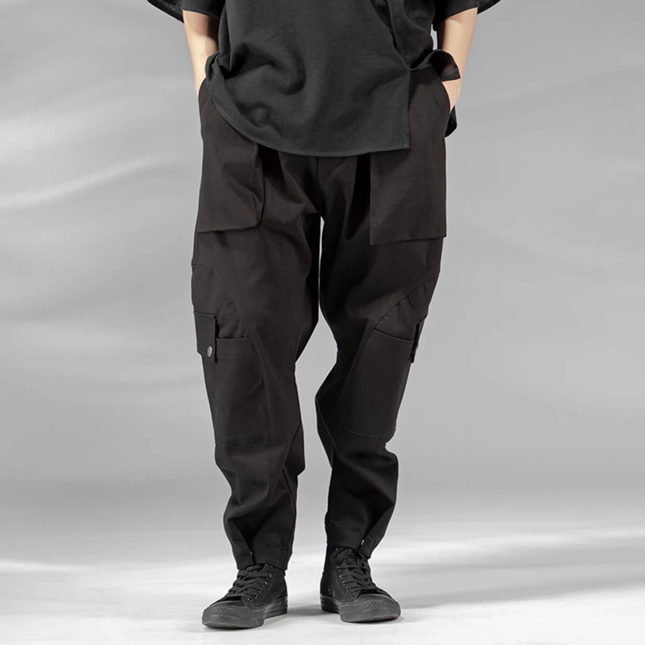 無限不循環 コットン可変ワークパンツ