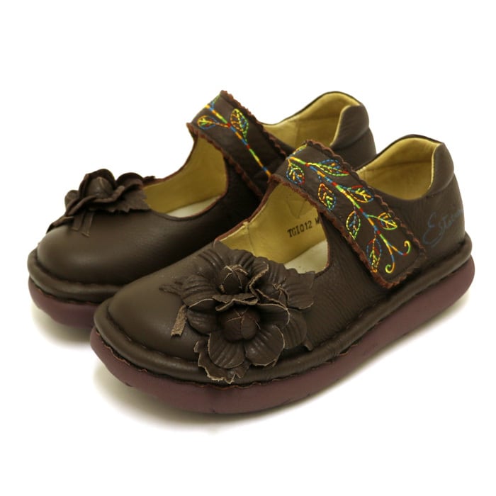 TGI012【ﾚﾃﾞｨｰｽ】Estacion～エスタシオン～・立体フラワー本革パンプス