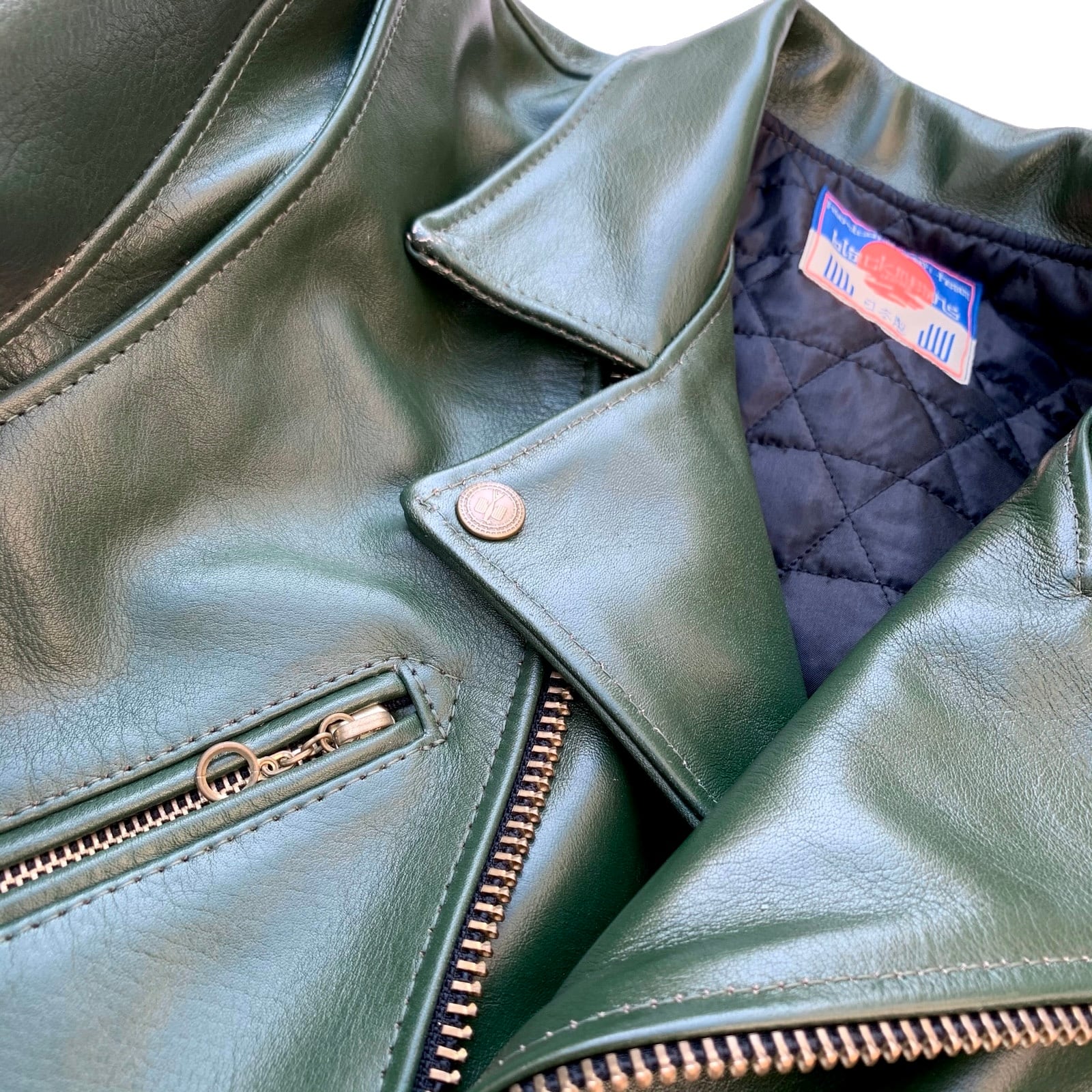 blackmeans】DOUBLE RIDERS (GREEN) 2WAY JKT&VEST | HEIGHTS Online Store