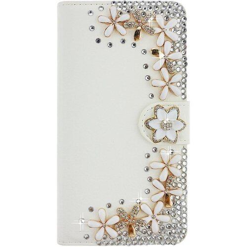 Google Pixel 8A ケース PUレザー 手帳型カバー ラインストーンデコ お花スタンド ピクセル8a ケース カードスロット付 Google グーグル 専用 ぴくせる 8a ケース Pixel8a 手帳 ケース カバータッチペン プレゼント 星花 Google Pixel8a 3290