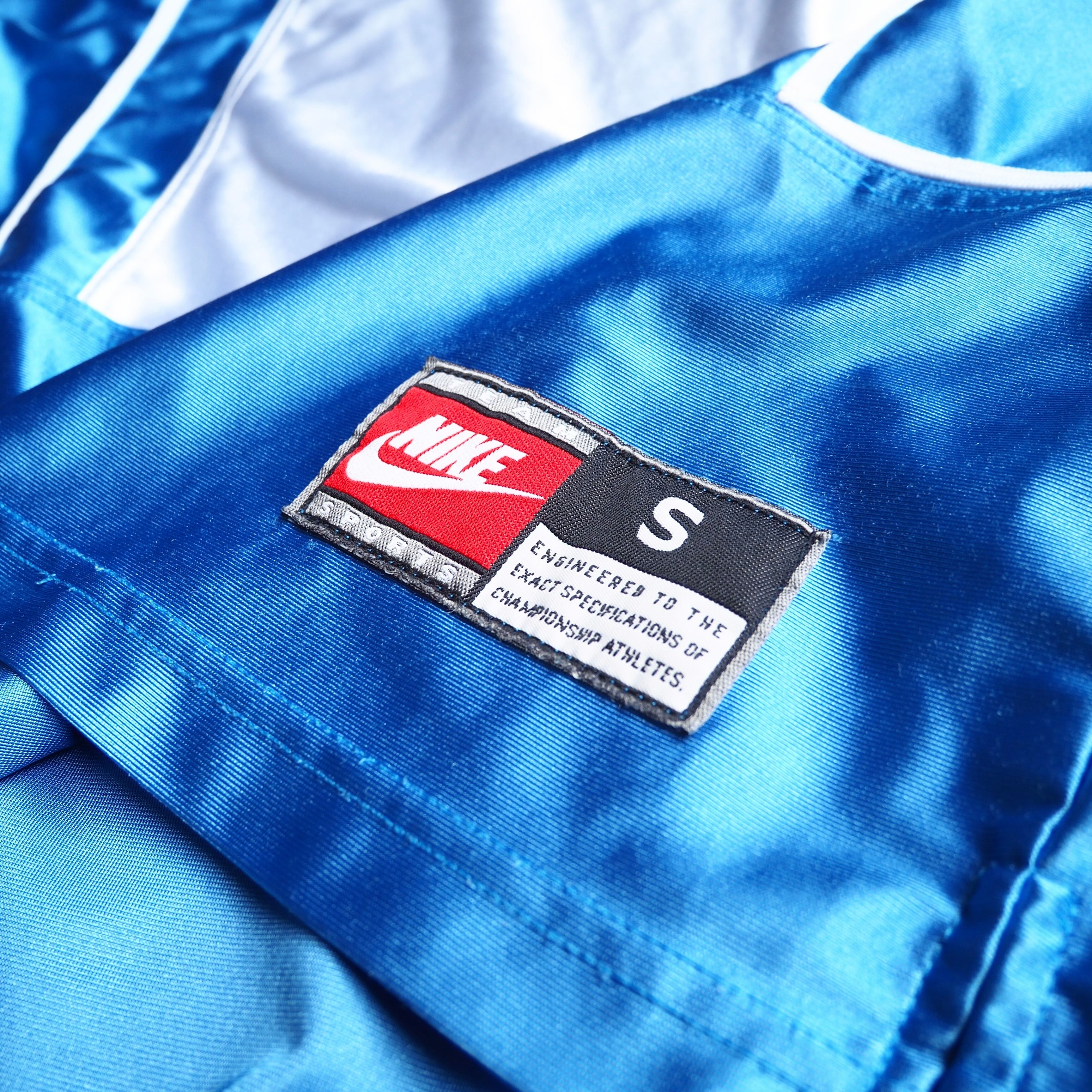 2000s ” NIKE ” Light Blue × White Bi color Game shirt