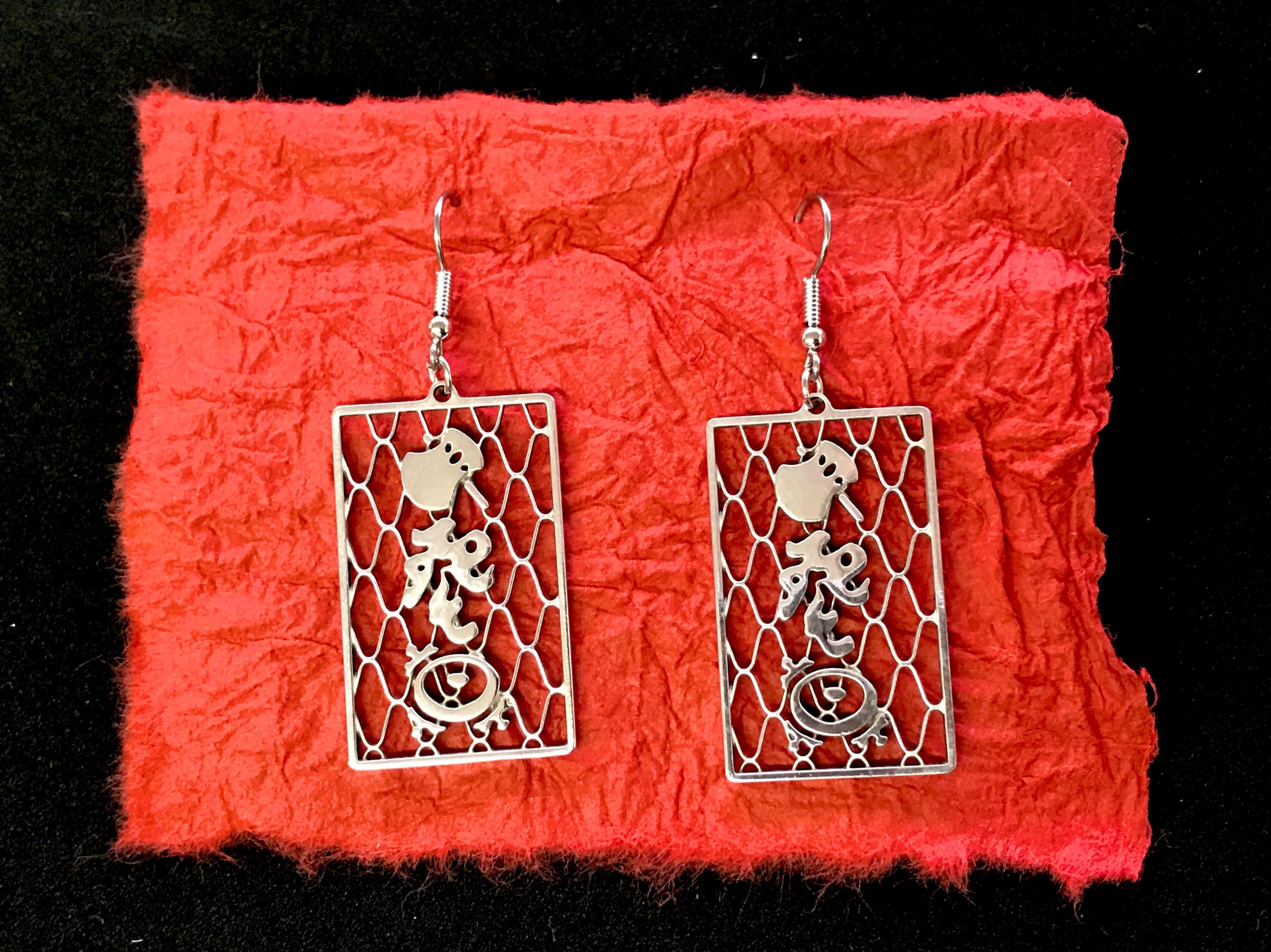 METAL LACE JAPON】シリーズAir earrings【斧琴菊】 | HN-WORKS