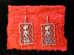 【METAL LACE JAPON】シリーズAir earrings【斧琴菊】