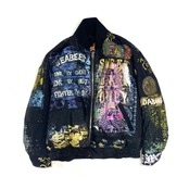 【bomber35】再構築リバーシブルボンバー Kimono×Military MIX BOMBER JACKET
