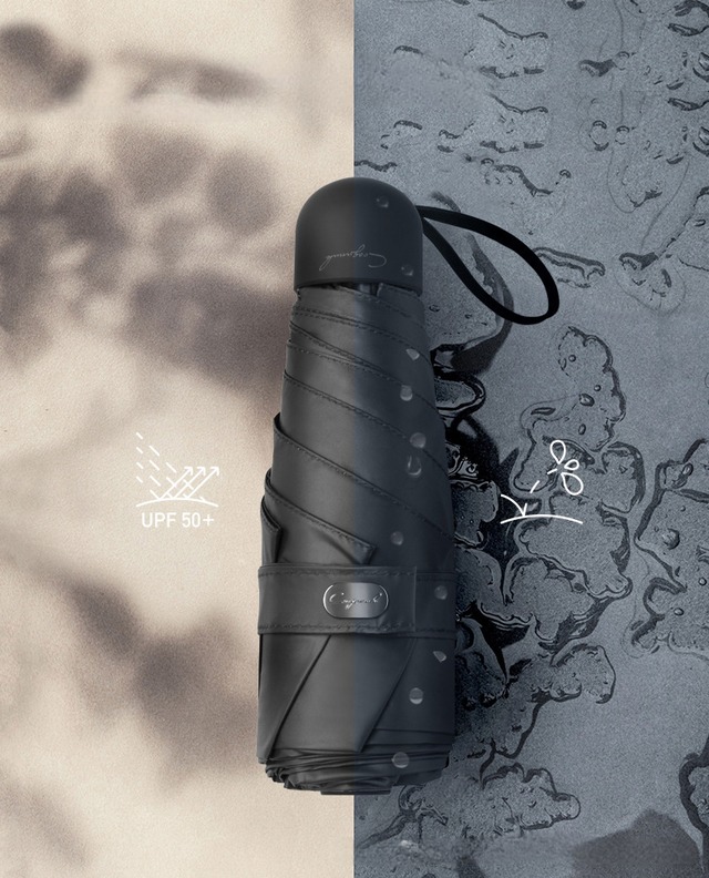 冬の空を、そっとひらく　五つ折り傘　[sam007]