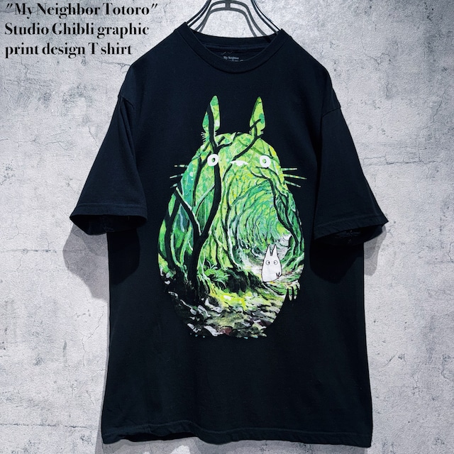 "My Neighbor Totoro"Studio Ghibli graphic print design T shirt