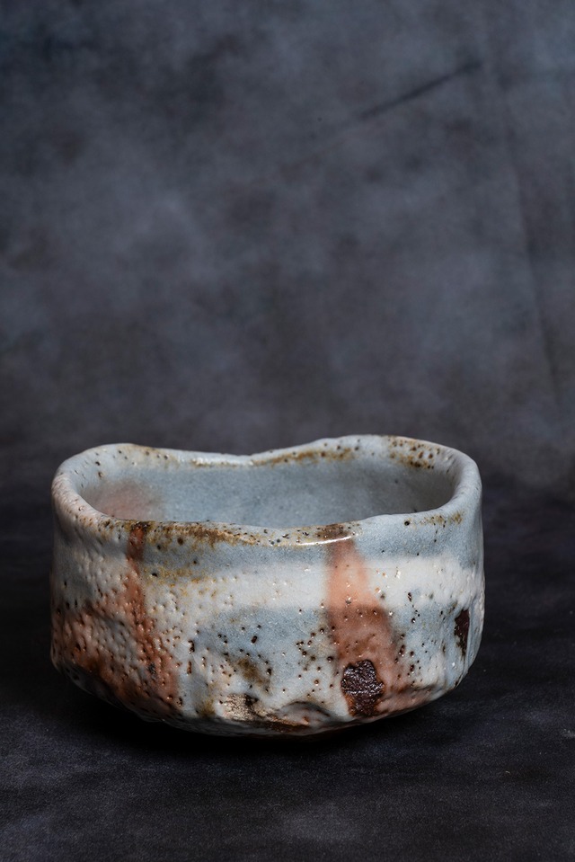 志野茶碗 (春暁窯 加藤 粗 春暁 作)