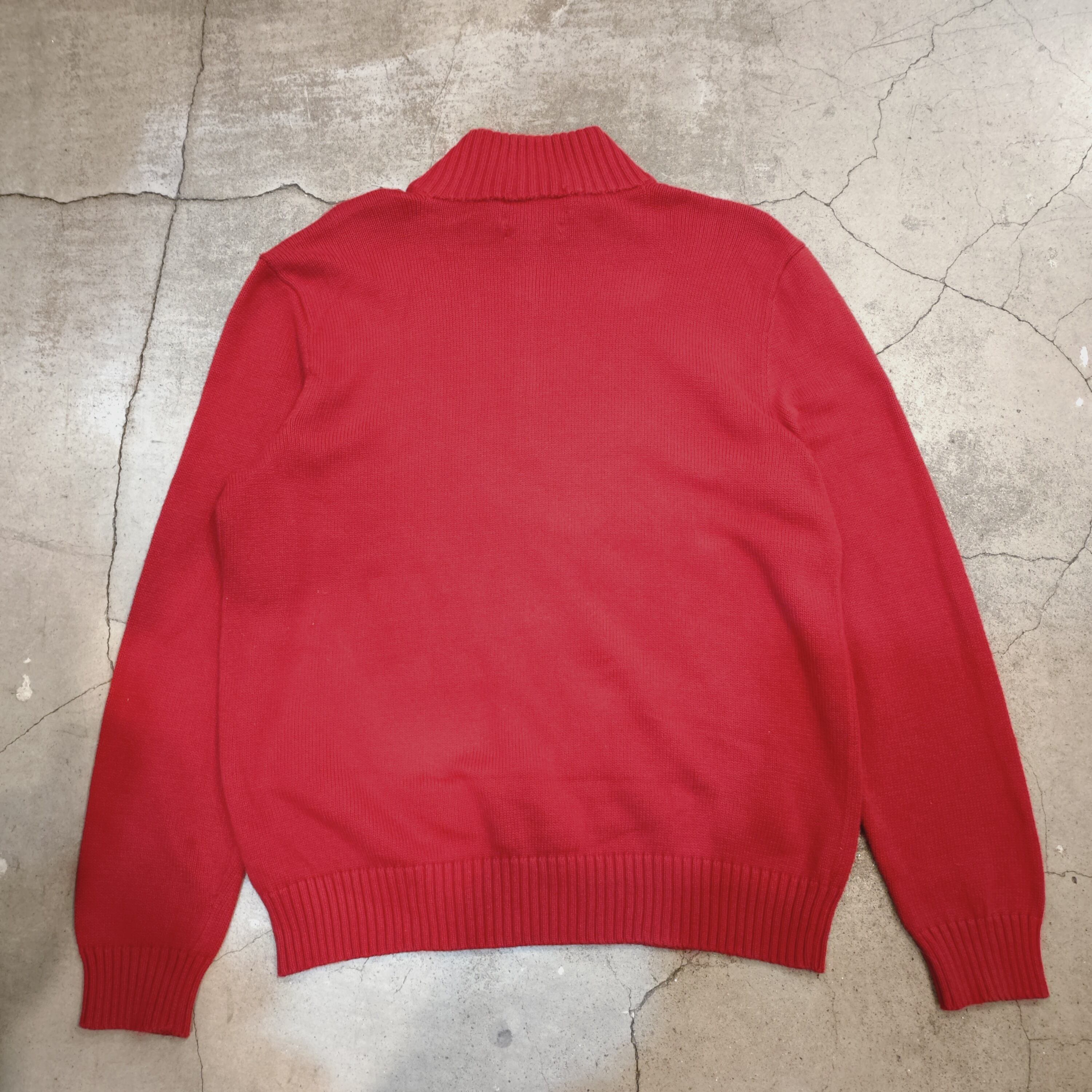 Polo Ralph Lauren half zip cotton knit | 仙台 古着屋 ShuShuBell