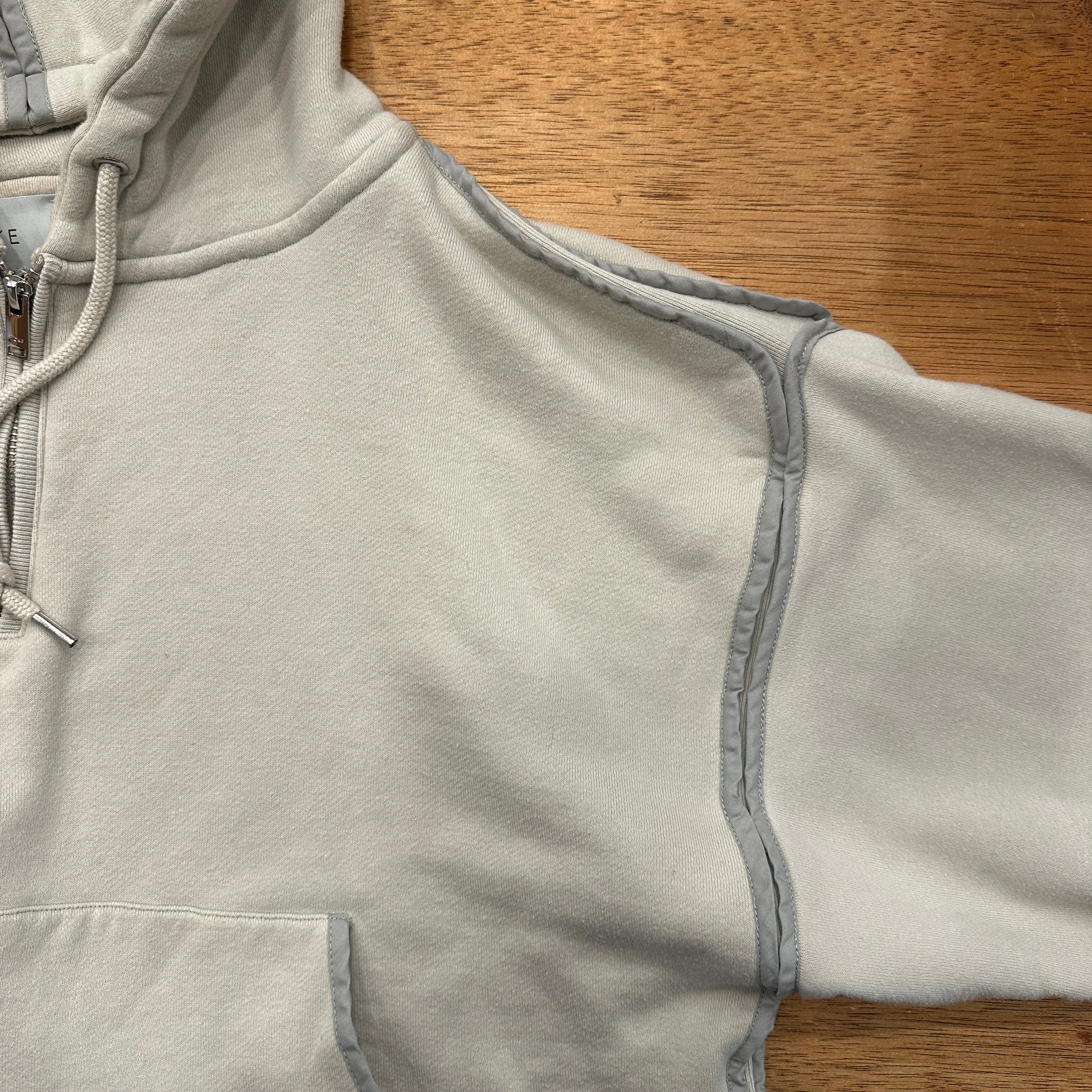 YOKE×ARK OVERSIZED PIPING HALF ZIP PARKA S ⑧ | safarionline