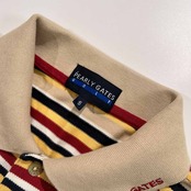 PEARLY GATES パーリーゲイツ GOLF ボーダー柄 半袖 ポロシャツ サイズ 5 /メンズ/ゴルフ/スポーツ/マルチ