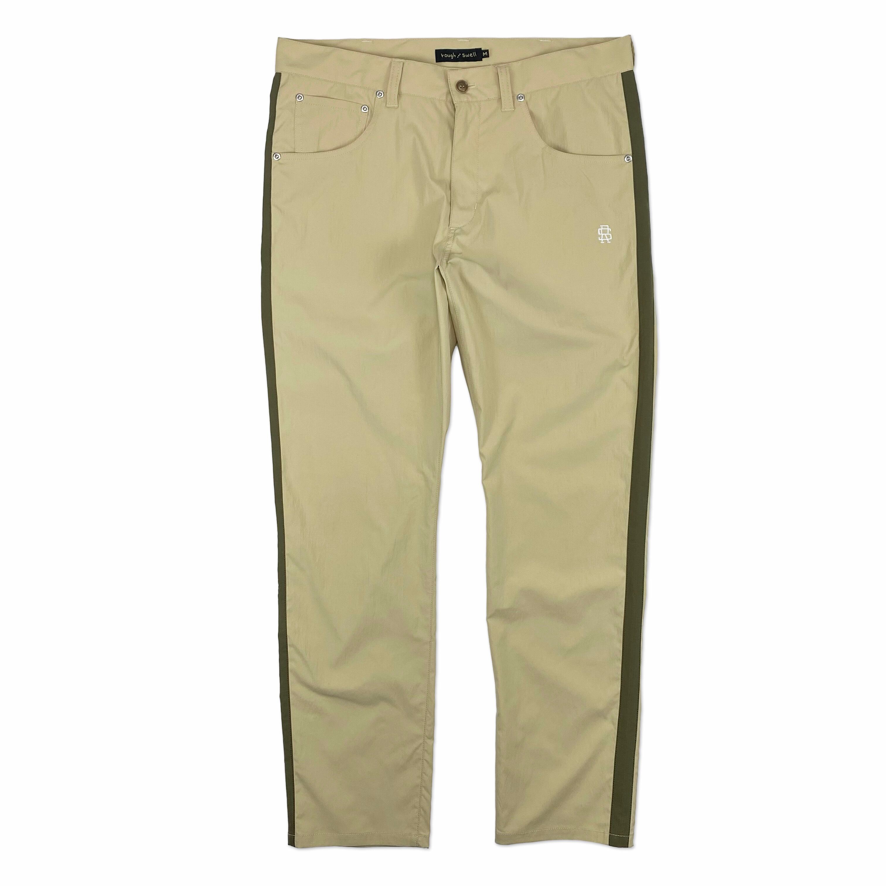 rough & swell】《MEN'S》SIDE WINDOW PANTS (BEIGE) | Sandy GOLF