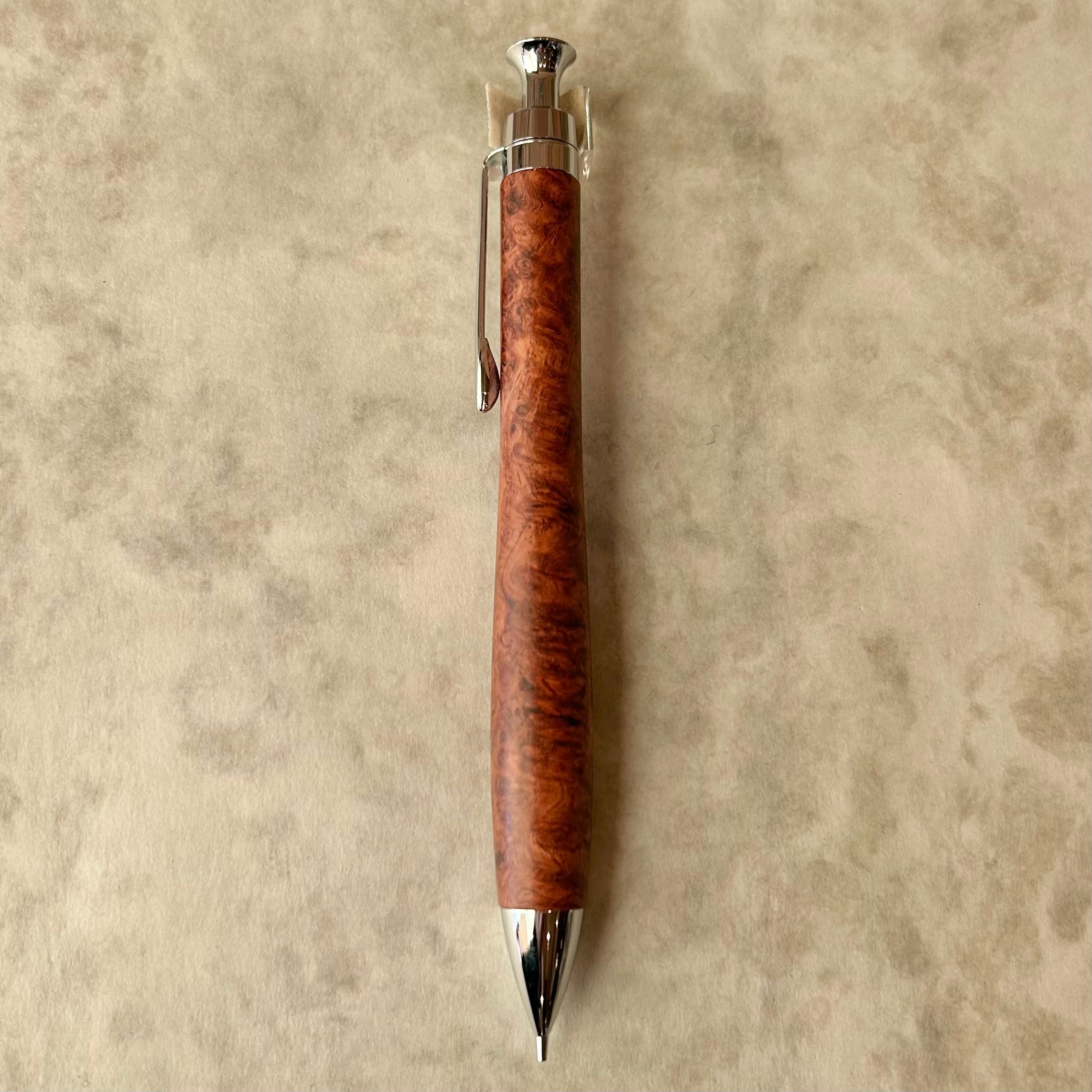 こぶた工房 【極上＋花梨瘤 特赤①】 ボールペン換装可 | ペンネジューク