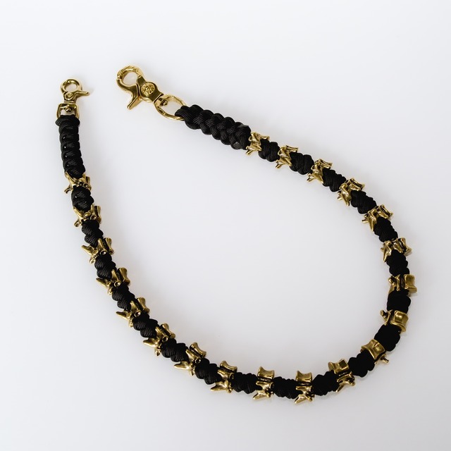 Brass Spine Bikers Walet Paracord Chain 2