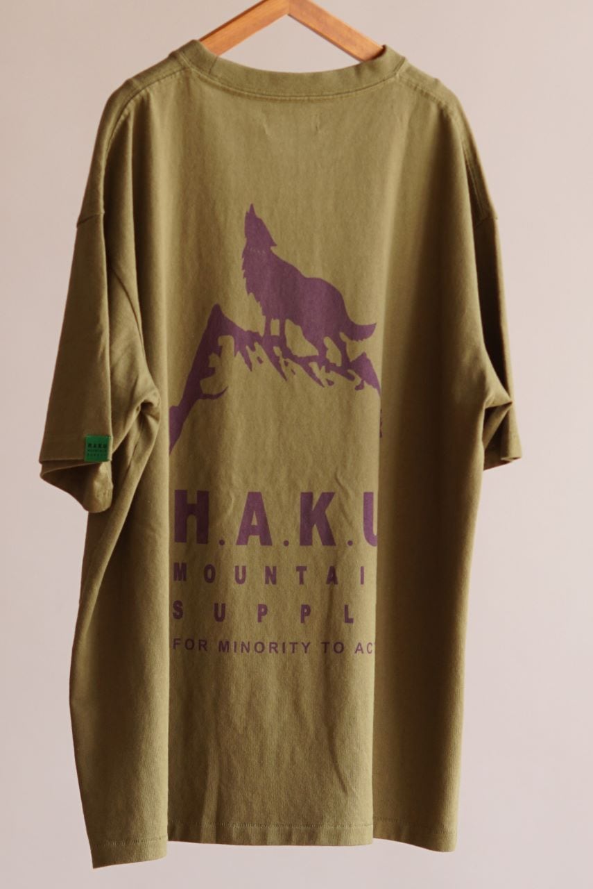 東北 9/3(水)18時 新色販売開始】：HKT602 WOLFロゴプリントTシャツ