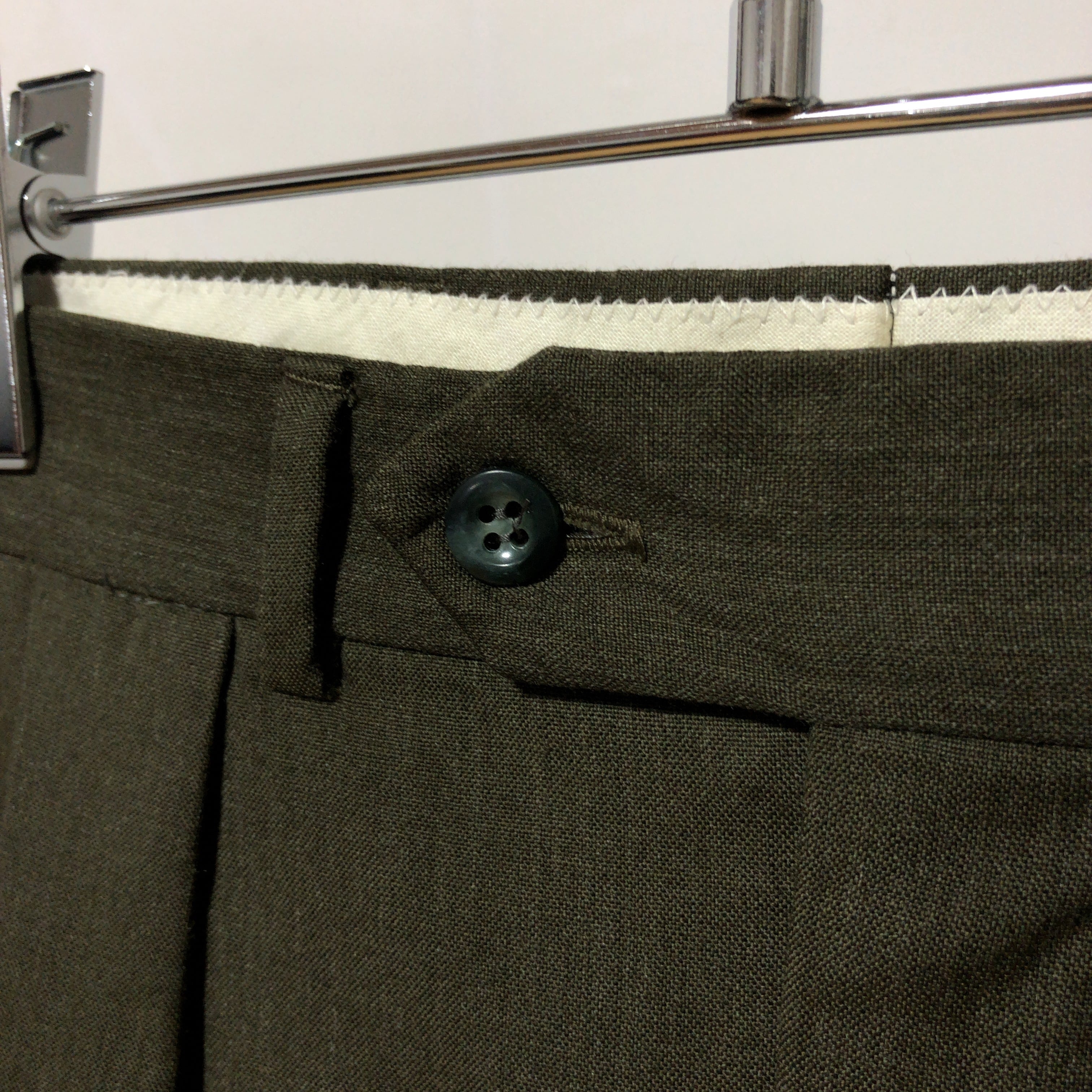 GIORGIO ARMANI / 80's Vintage 2tuck Wool Trousers / Made in Itary