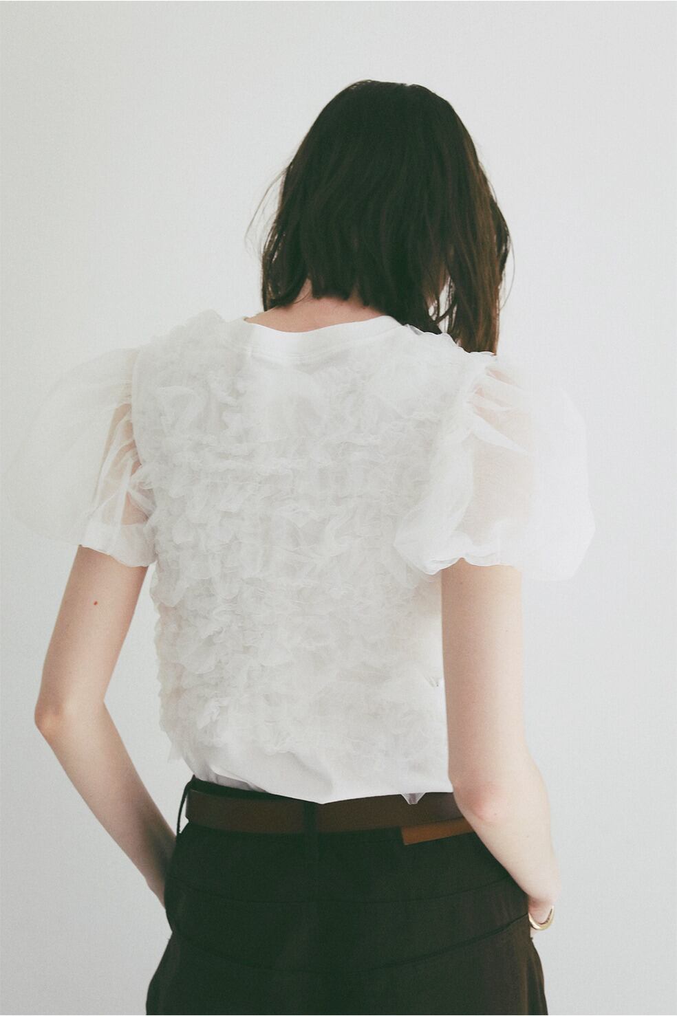CLANE TULLE VEST LAYERED TOPS | FLICKA ASHIYA