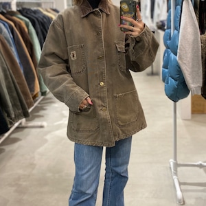 Carhartt used michigan chore coat SIZE:M