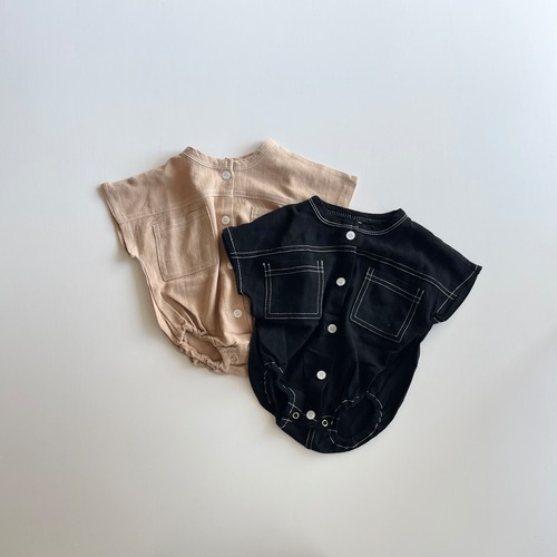 3-24m /   stitch rompers〔ステッチロンパース〕