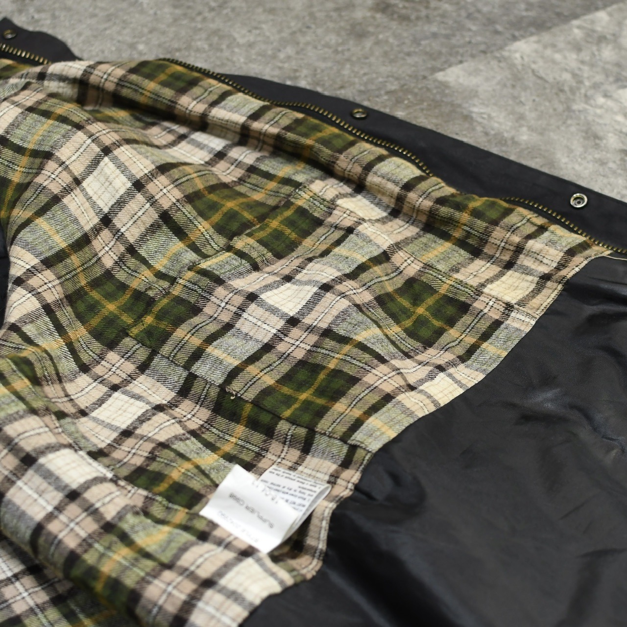 P.G.FIELD dark brown oiled jacket