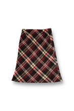 Checked pattern skirt