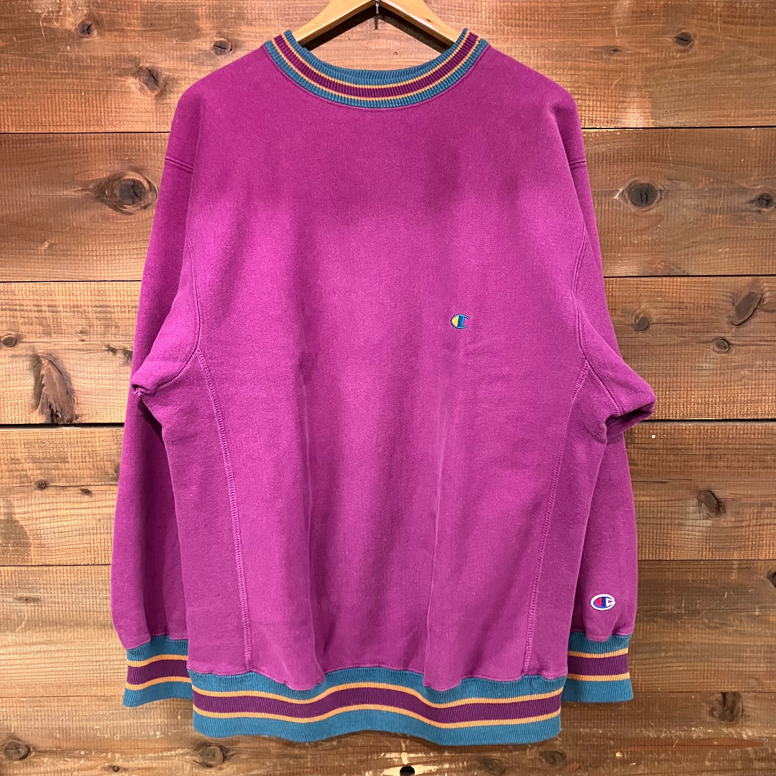 s*1様 【美品】Champion 90s チャンピオン リーバイスウィーブ 刺 90's Champion Reverse Weave RIB LINE | DESERTSNOW
