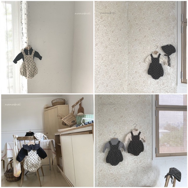 【即納】dot bloomer&bonnet /nunubiel