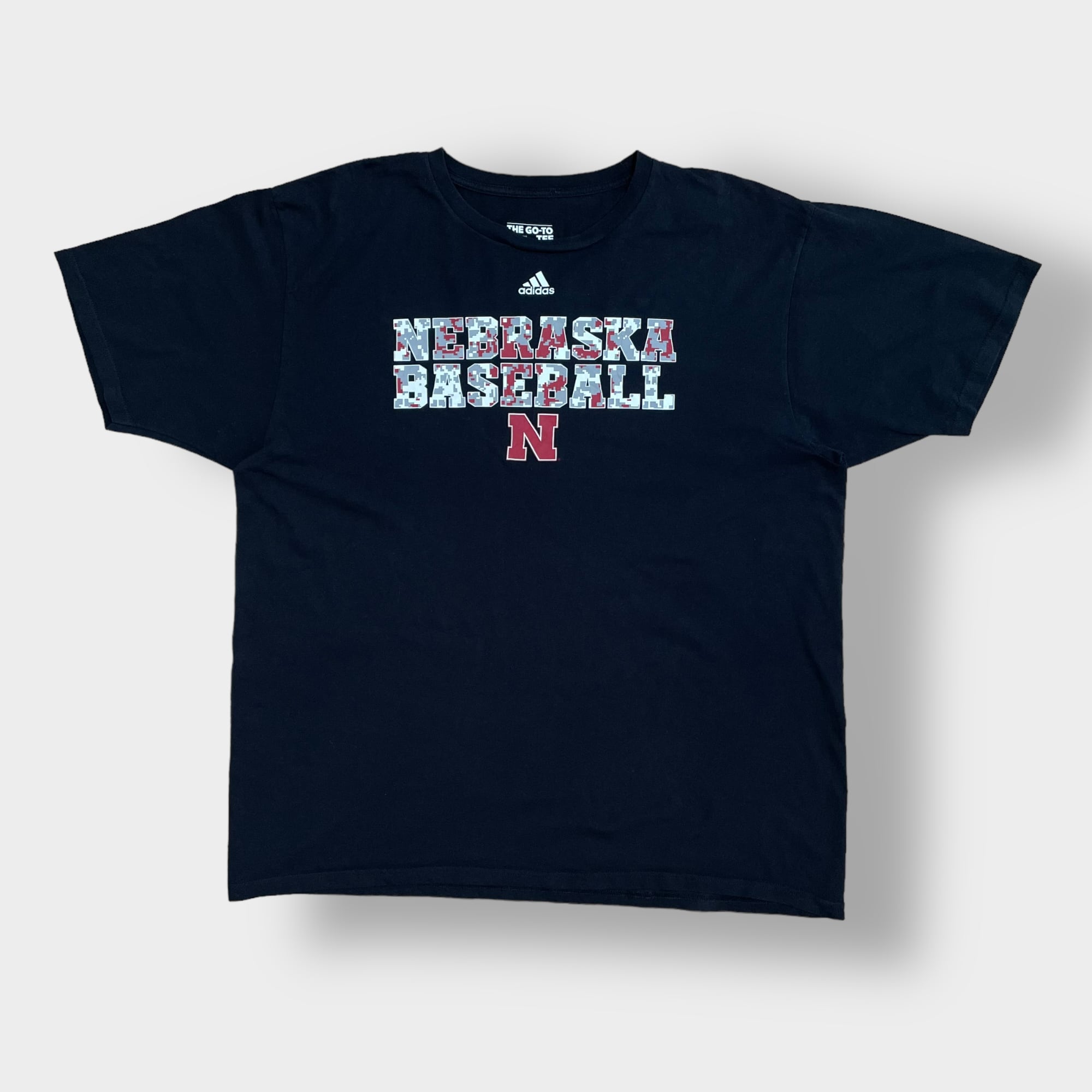 adidas】カレッジロゴ Tシャツ ネブラスカ大学 NEBRASKA BASEBALL ...