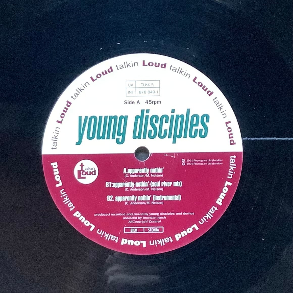 YOUNG DISCIPLES / APPARENTLY NOTHIN' | Plastic Soul Records