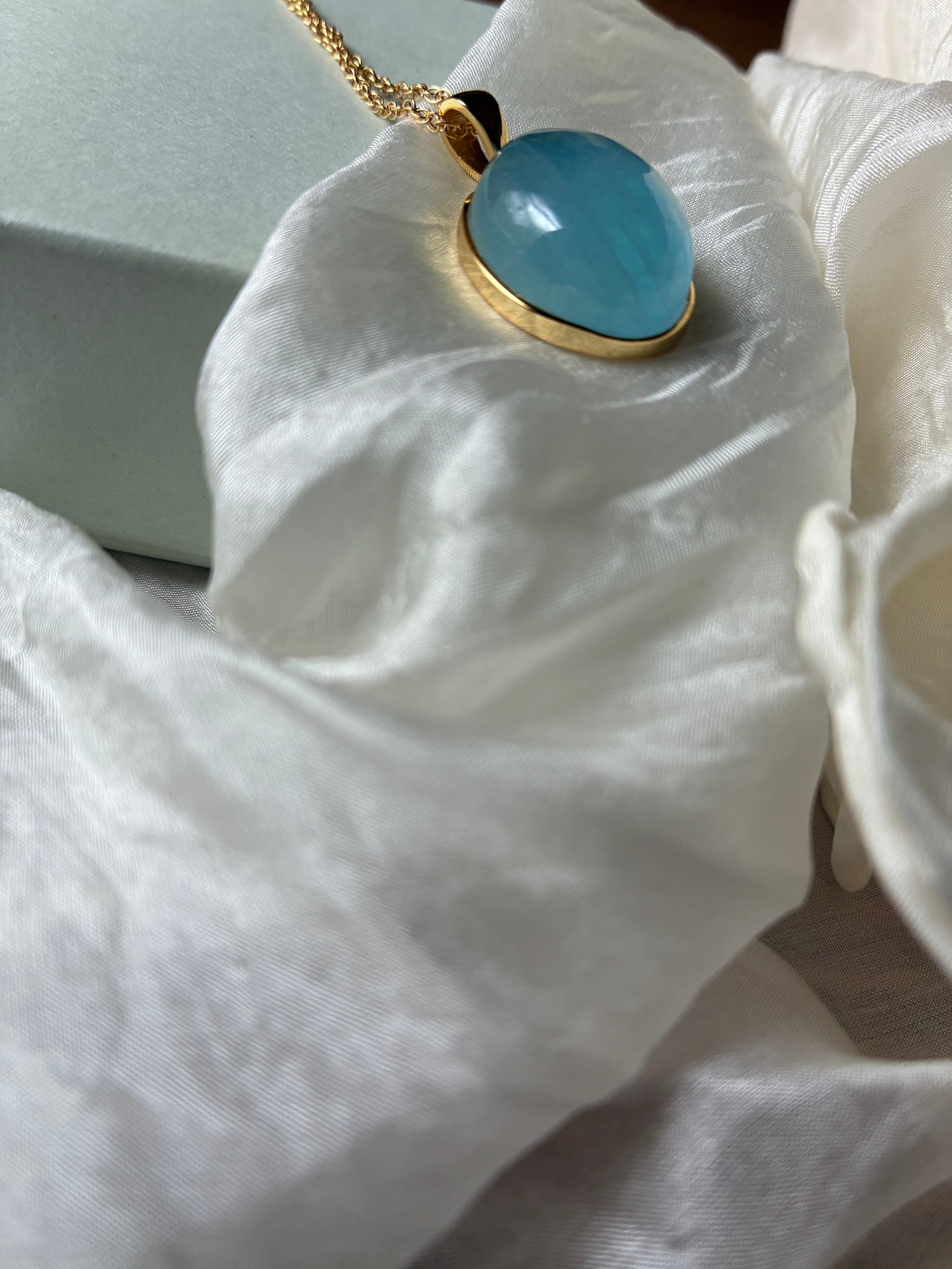 Aquamarine 〜きらめき〜　necklace