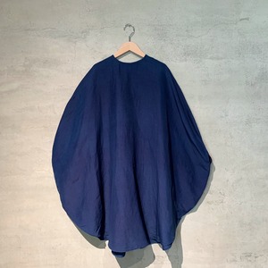 【COSMIC WONDER】Silk paper grogram circle dress/Ryukyu indigo/19CW17305-3