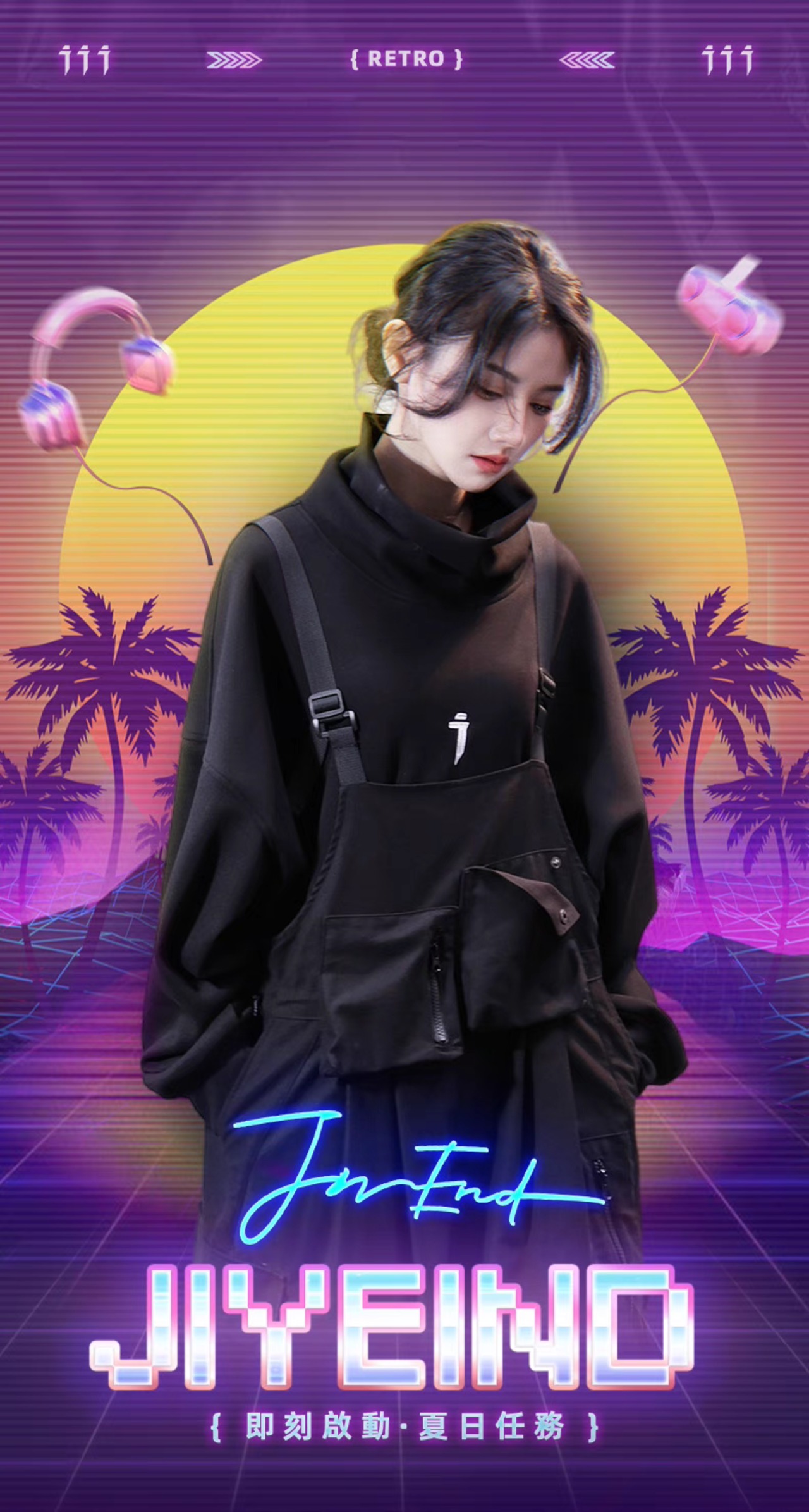 JIYEIND 24AW マルチポケットルーズサロペット