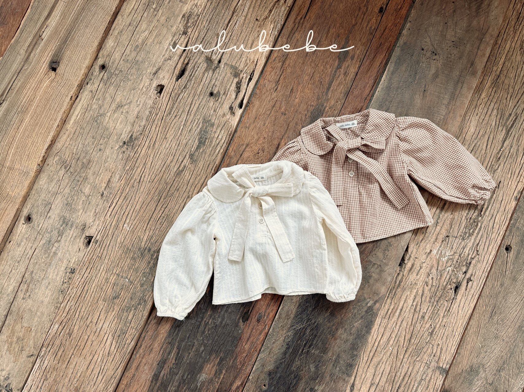 【即納】valubebe/Net Ribbon Blouse