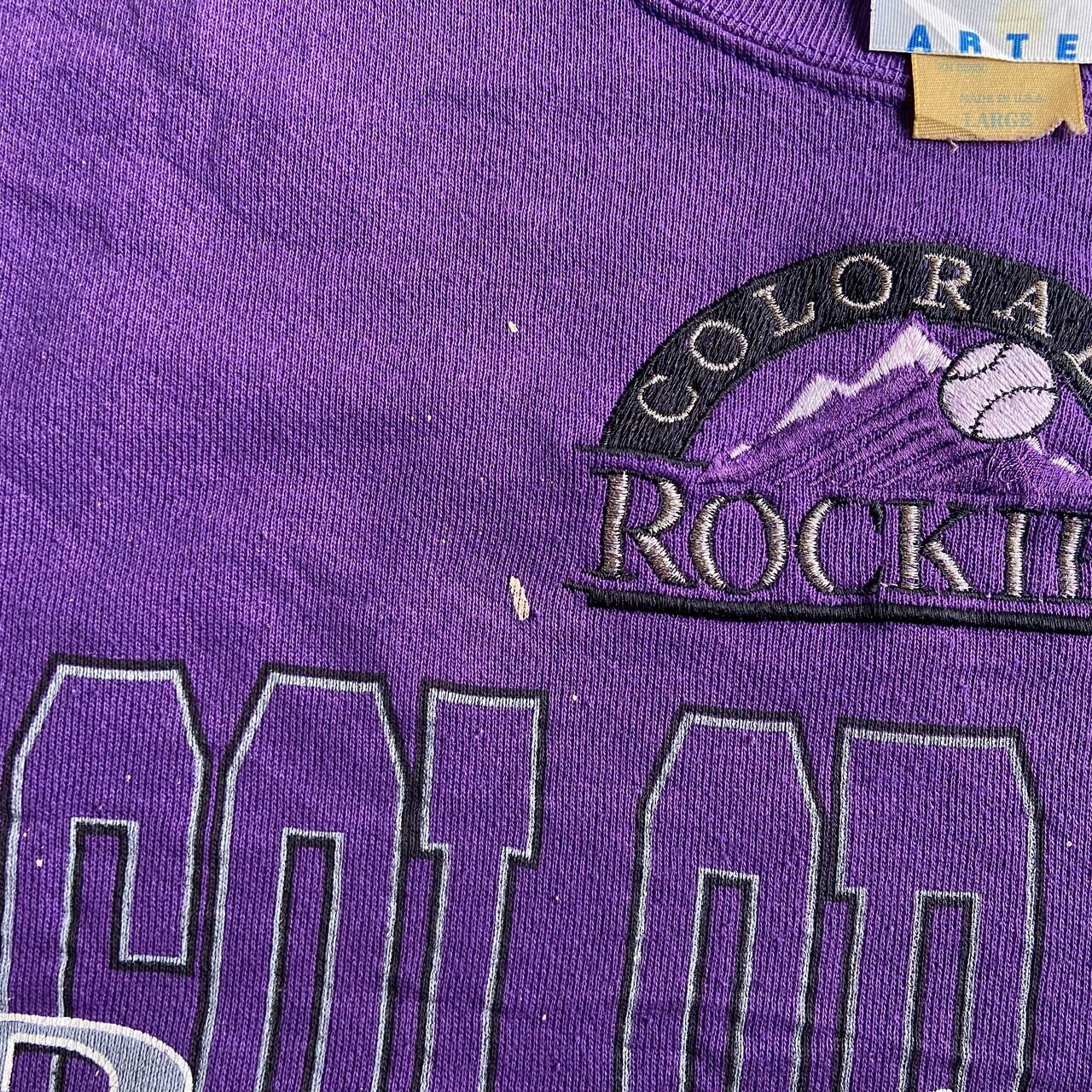 Colorado Rockies Tシャツ 紫サイズXL